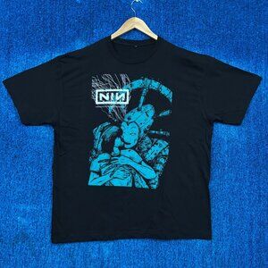 Nine Inch Nails 2005 With Teeth Tour Poster Rock Band Tee XL